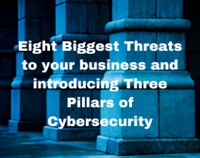 Eight Biggest Threats to your business and introducing Three Pillars of Cybersecurity Not Found