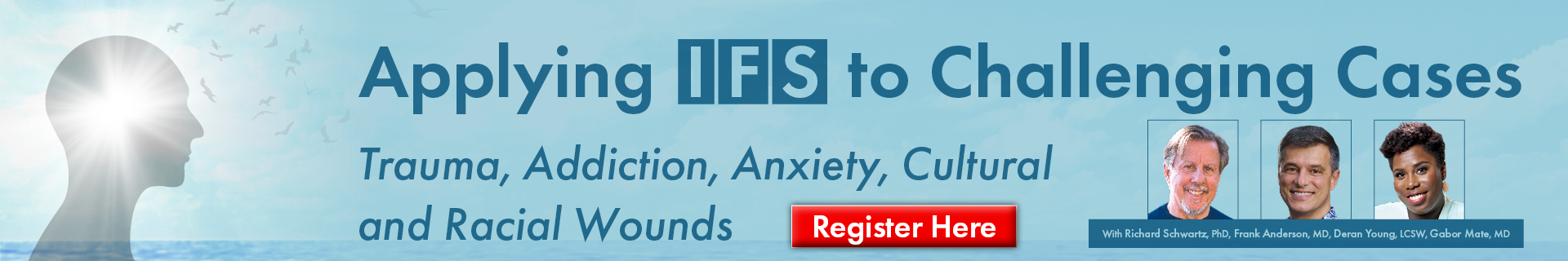 Applying IFS to Challenging Cases: Trauma, Addiction, Anxiety, Cultural and Racial Wounds