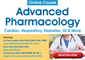 Advanced pharamcology CE hours for NP, RN - earn all your ANCC approved CE hours