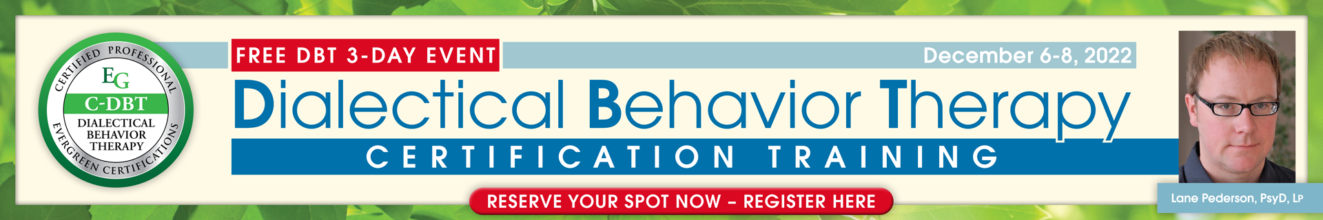 3-Day Dialectical Behavior Therapy Certification Training