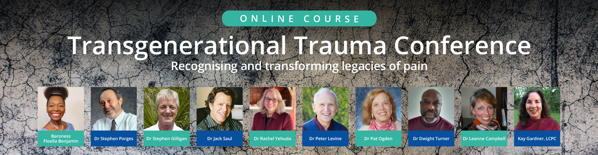 Transgenerational Trauma Conference: Recognising and transforming legacies of pain