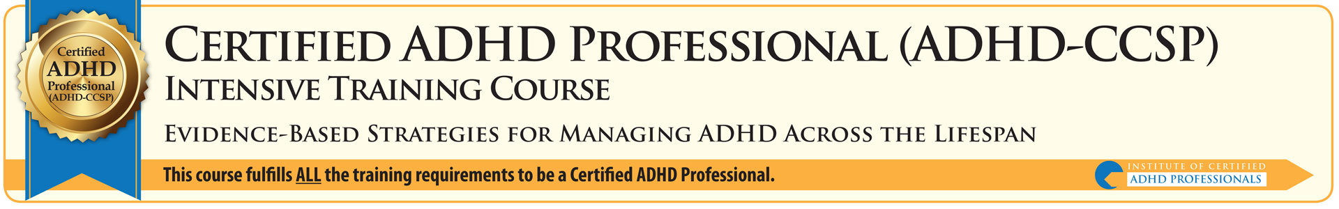 ADHD Intensive Training