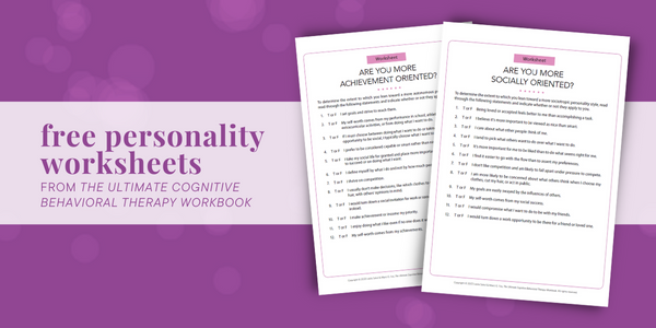 Personality Worksheets